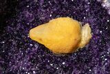 Egg-Shaped Amethyst Geode with Metal Stand - Spectacular Display! #351510-5